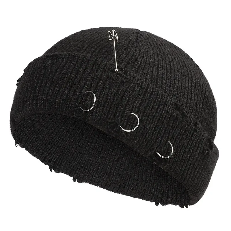 Street Fashion Rings - Topi rajut musim dingin wanita, 9