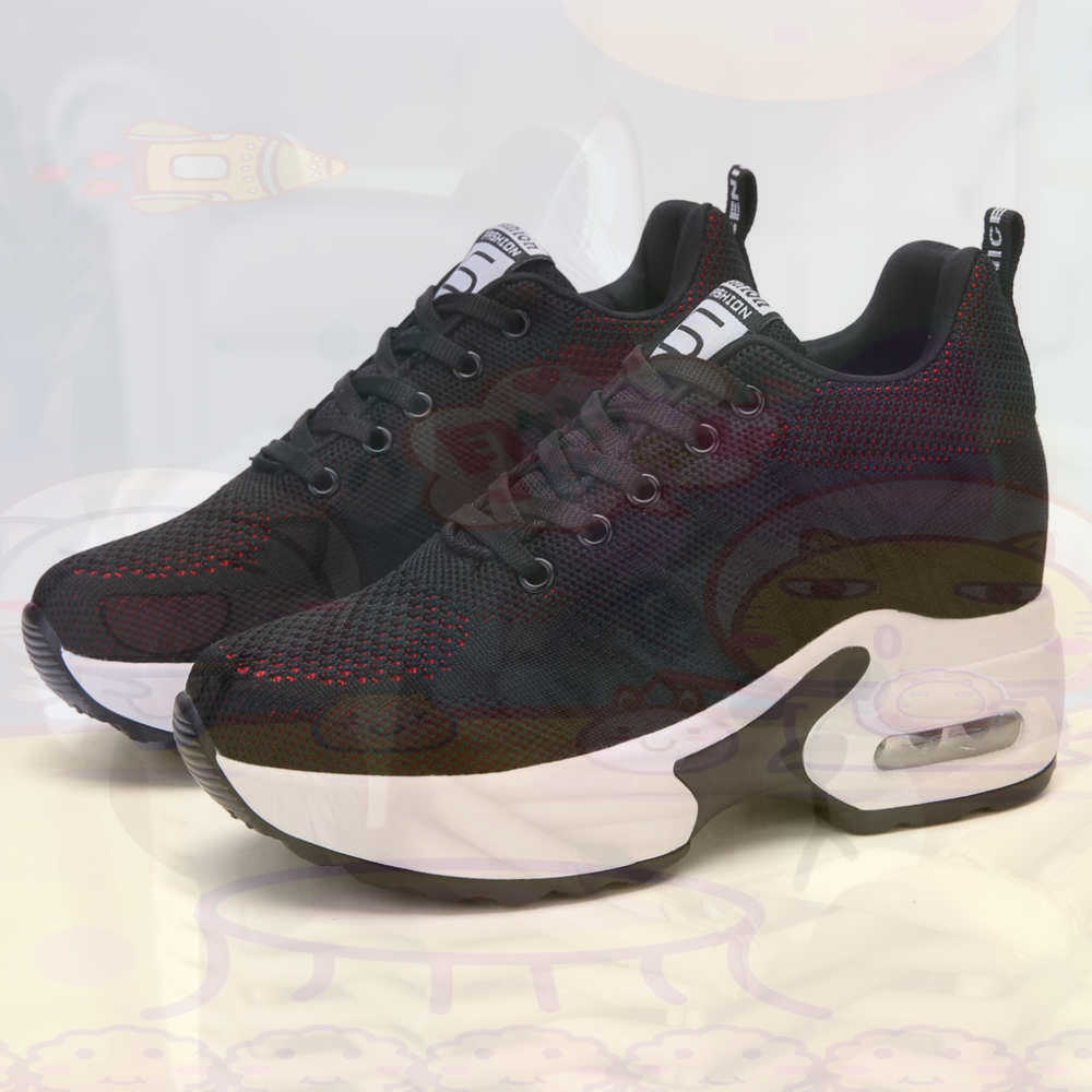 Italy Fashion Street - Merah Ukuran 36 Sepatu Wanita Tenis