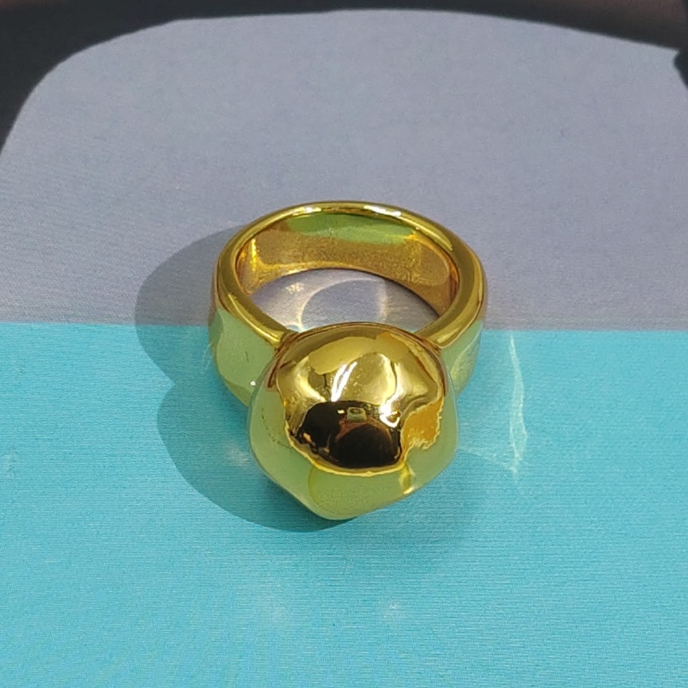 Street Fashion Rings - Cincin Geometris Emas Perak Gaya Hip