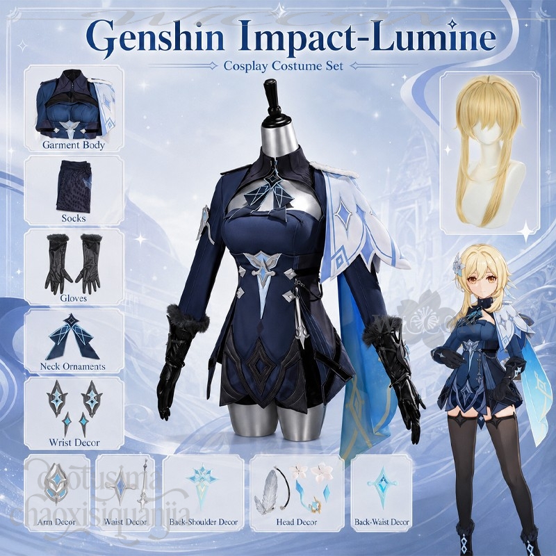 Street Fashion Anime - Kostum Cosplay Anime Game Genshin Impact