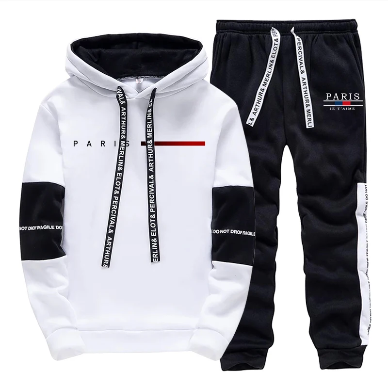 Street Fashion Clothing - Setelan Olahraga Pria, Sweater Berkerudung Kasual,