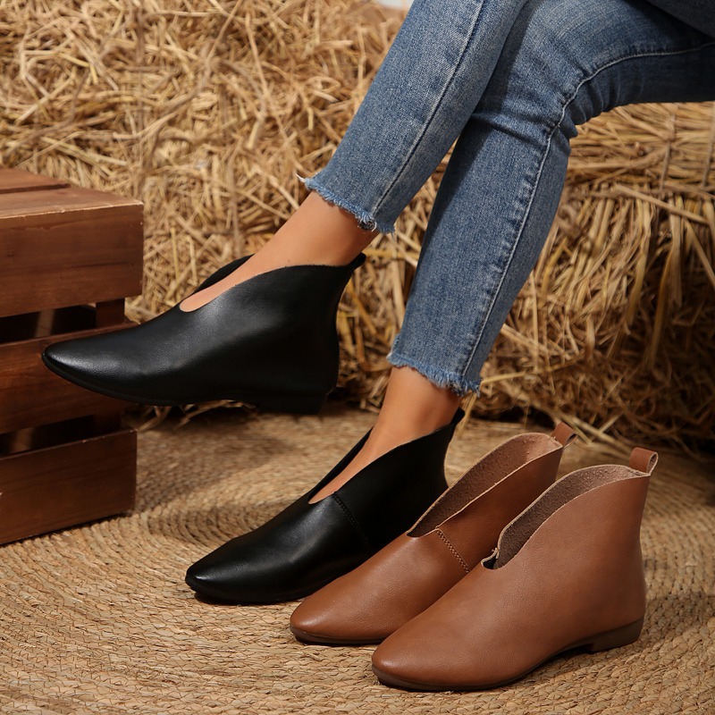Street Fashion Female - Sepatu Baru 2025 Sepatu Bot Modis