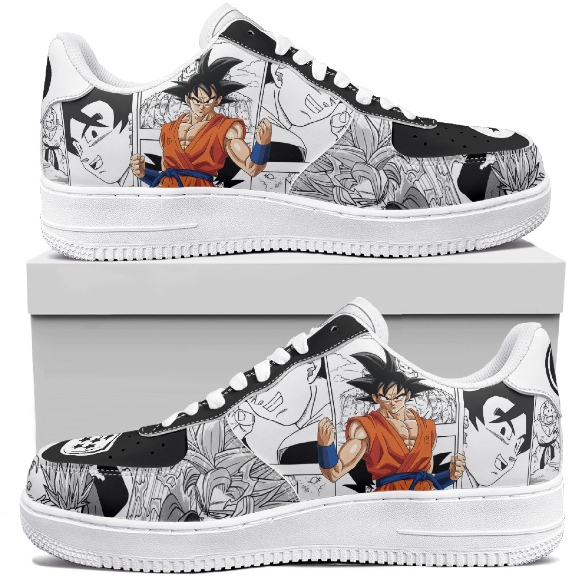 Sepatu Sneakers Rendah Motif A - Street Fashion Anime ulasan dan harga