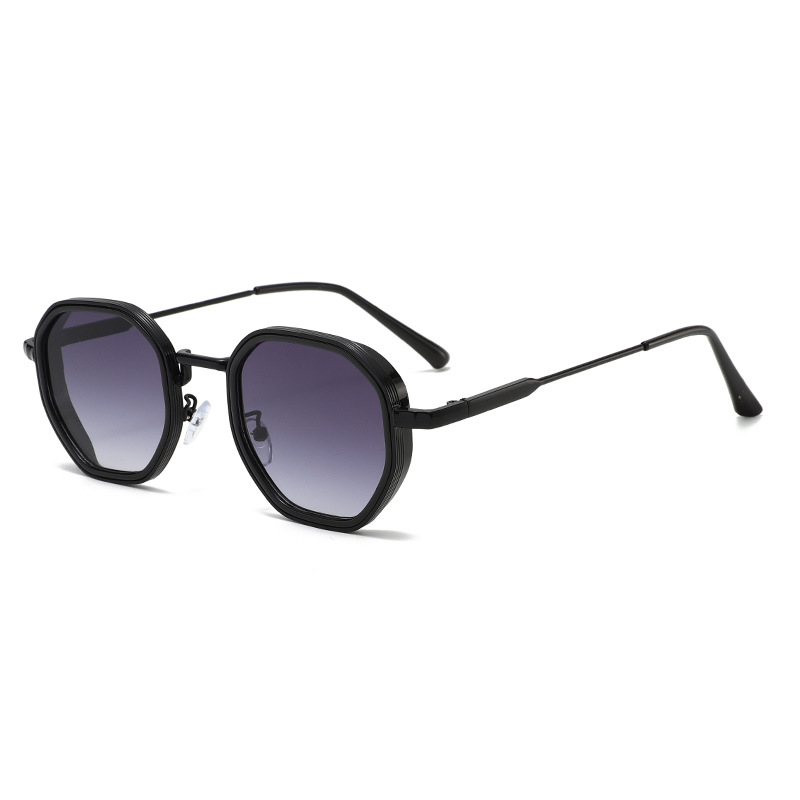 Kacamata Retro Poligon Metalik - Italy Fashion Street ulasan dan harga