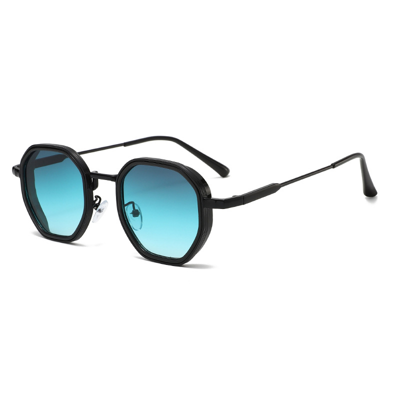 Kacamata Retro Poligon Metalik - Italy Fashion Street ulasan dan harga