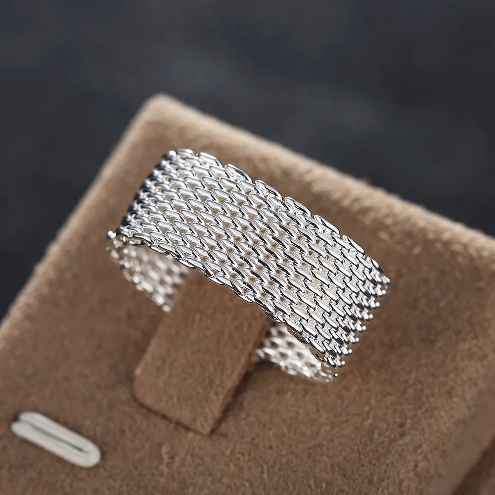 Set perhiasan retro 925 Sterli - Street Fashion Rings ulasan dan harga