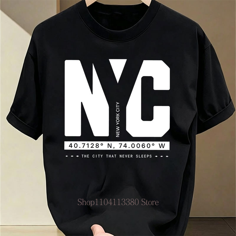Kaus Cetak Grafis Nyc untuk Pr - Street Fashion Nyc ulasan dan harga