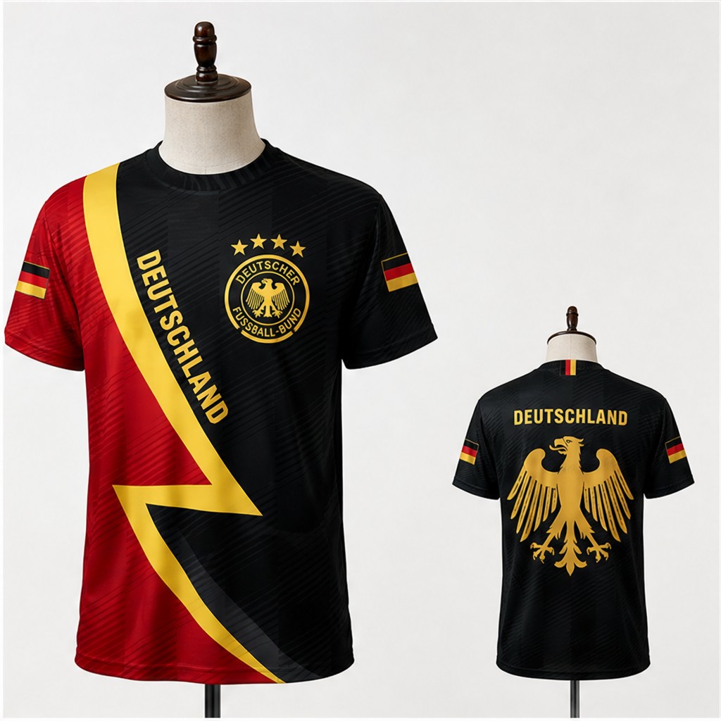 Kaos Pria Jerman Kerah Bulat H - Street Fashion Germany ulasan dan harga