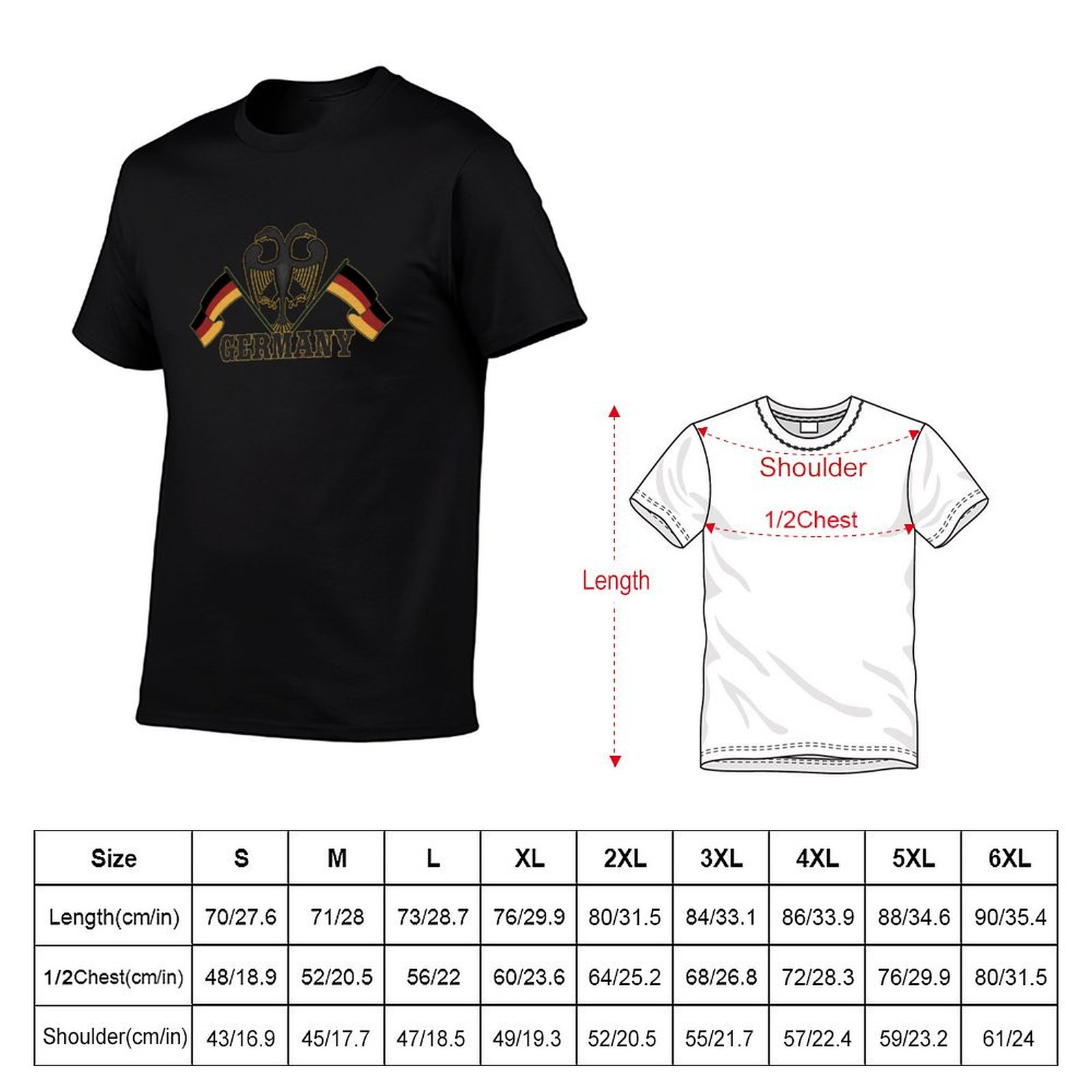 Bendera Jerman, Kaos Hadiah Pa - Street Fashion Germany ulasan dan harga