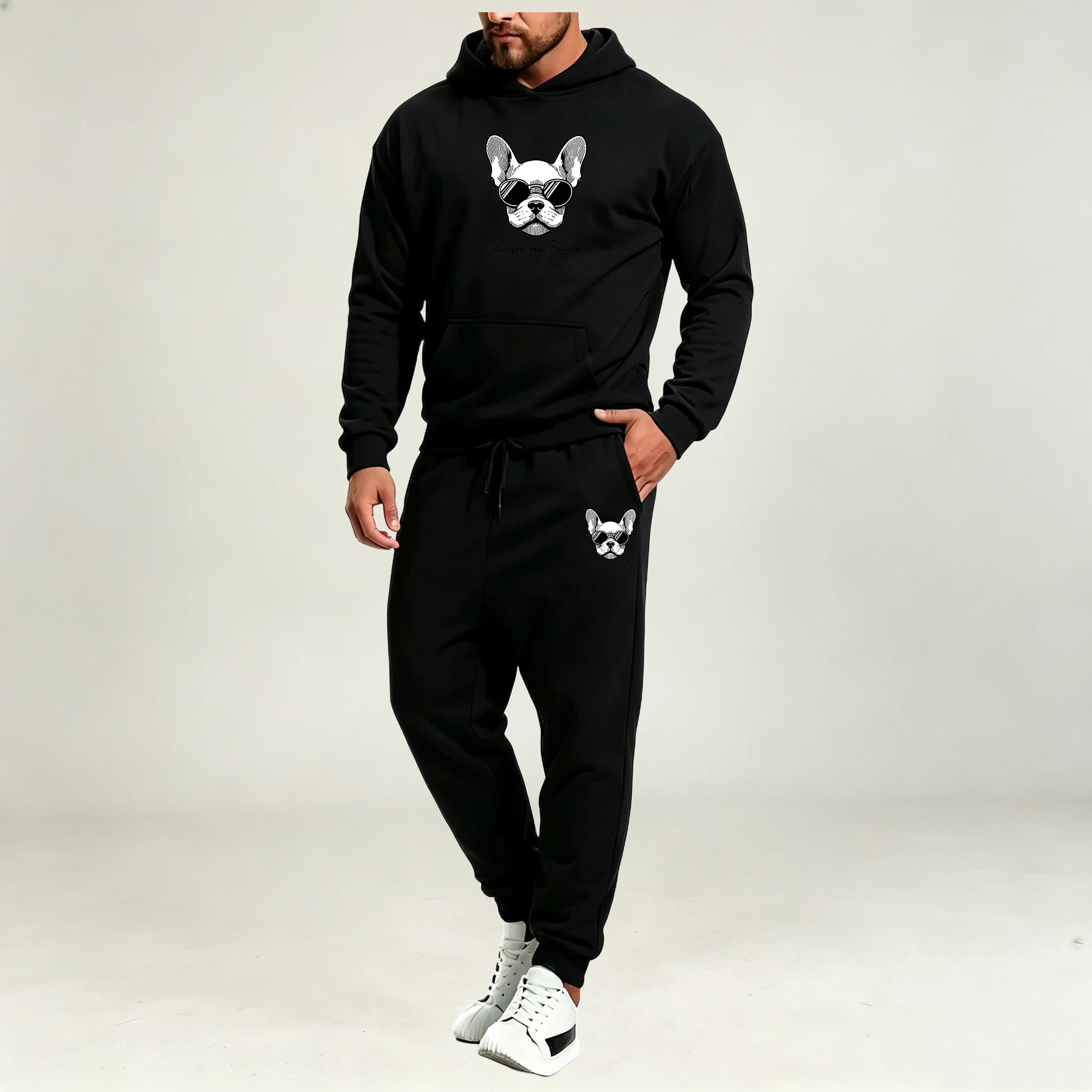 Setelan Pakaian Pria 2Pcs Musi - Street Fashion Clothing ulasan dan harga