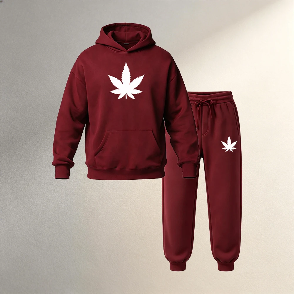 Setelan Hoodie Kasual Olahraga - Street Fashion Clothing ulasan dan harga