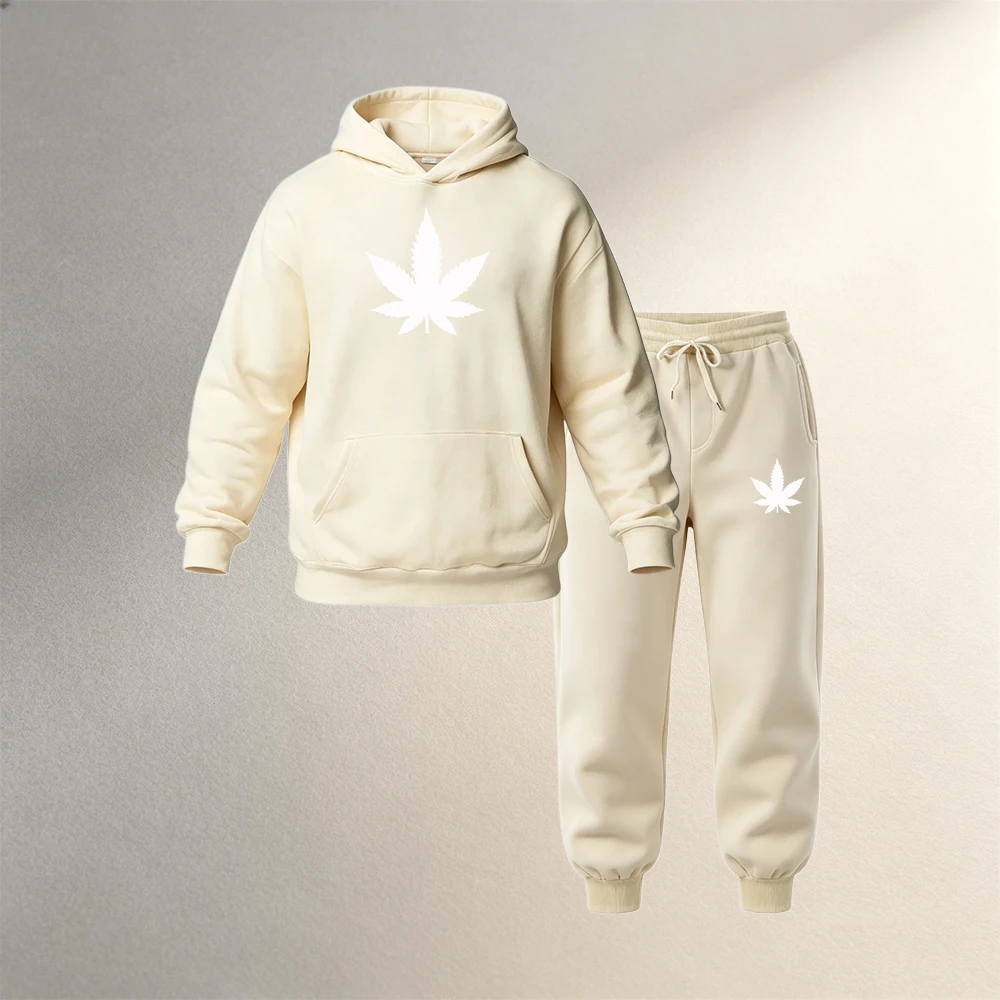 Setelan Hoodie Kasual Olahraga - Street Fashion Clothing ulasan dan harga