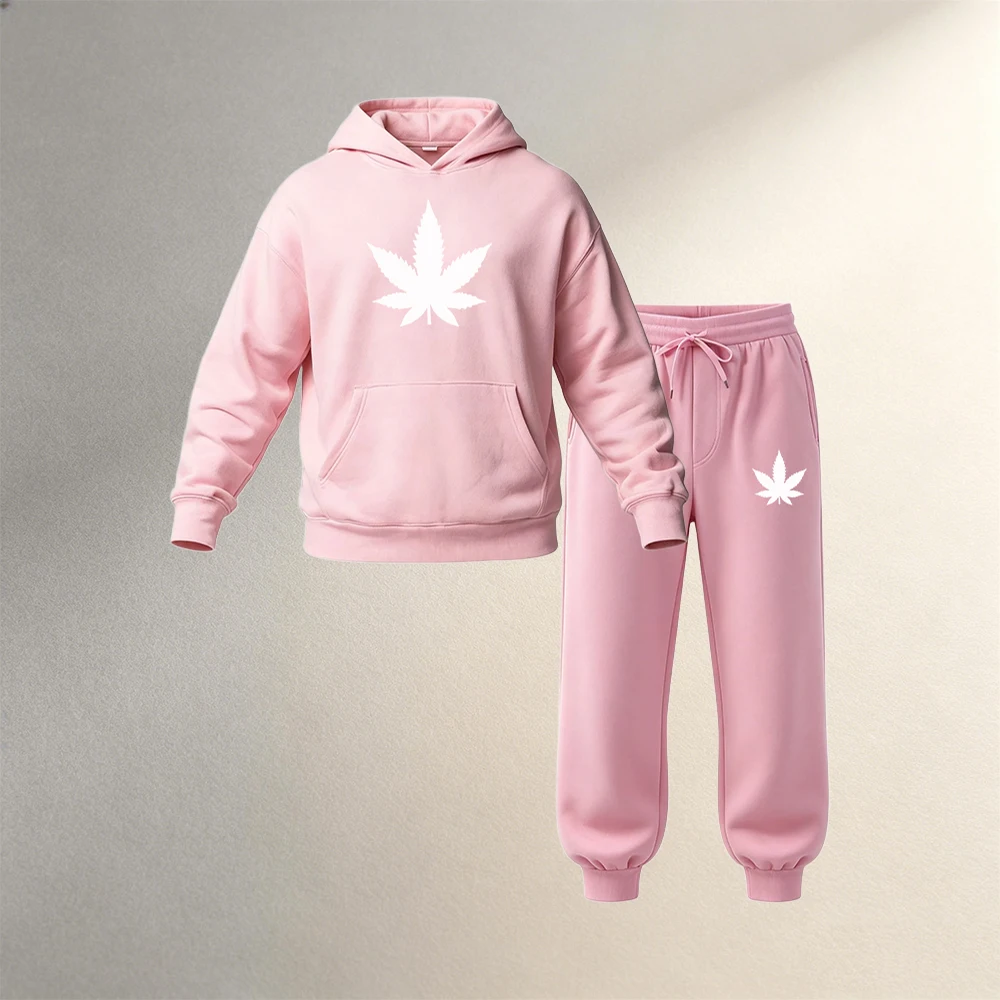 Setelan Hoodie Kasual Olahraga - Street Fashion Clothing ulasan dan harga