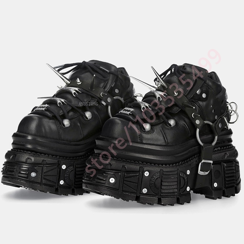 Sepatu Sneakers Platform Gothi - Street Fashion Female ulasan dan harga