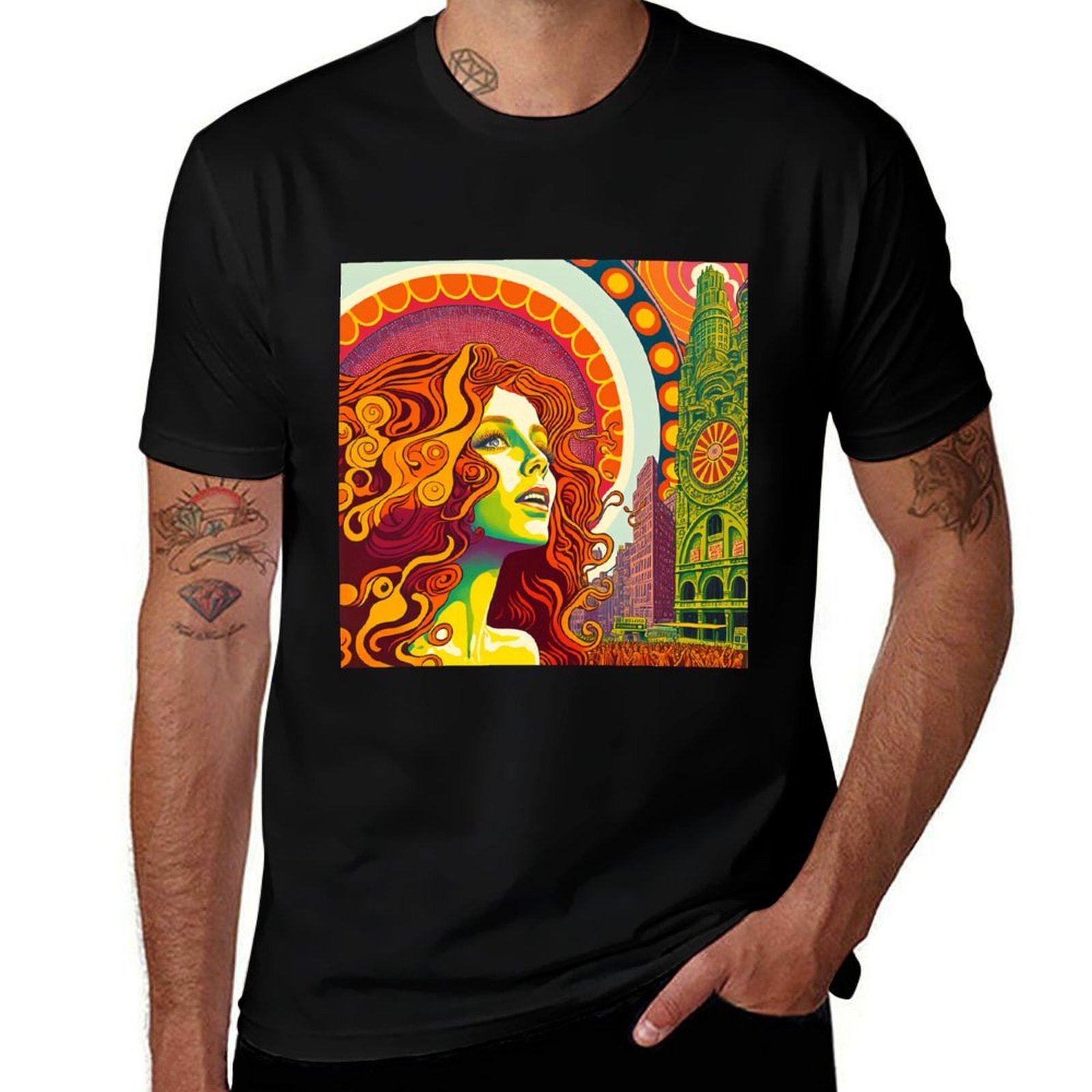 Retro NYC 1970-an, Kaos Fashio - Street Fashion Nyc ulasan dan harga