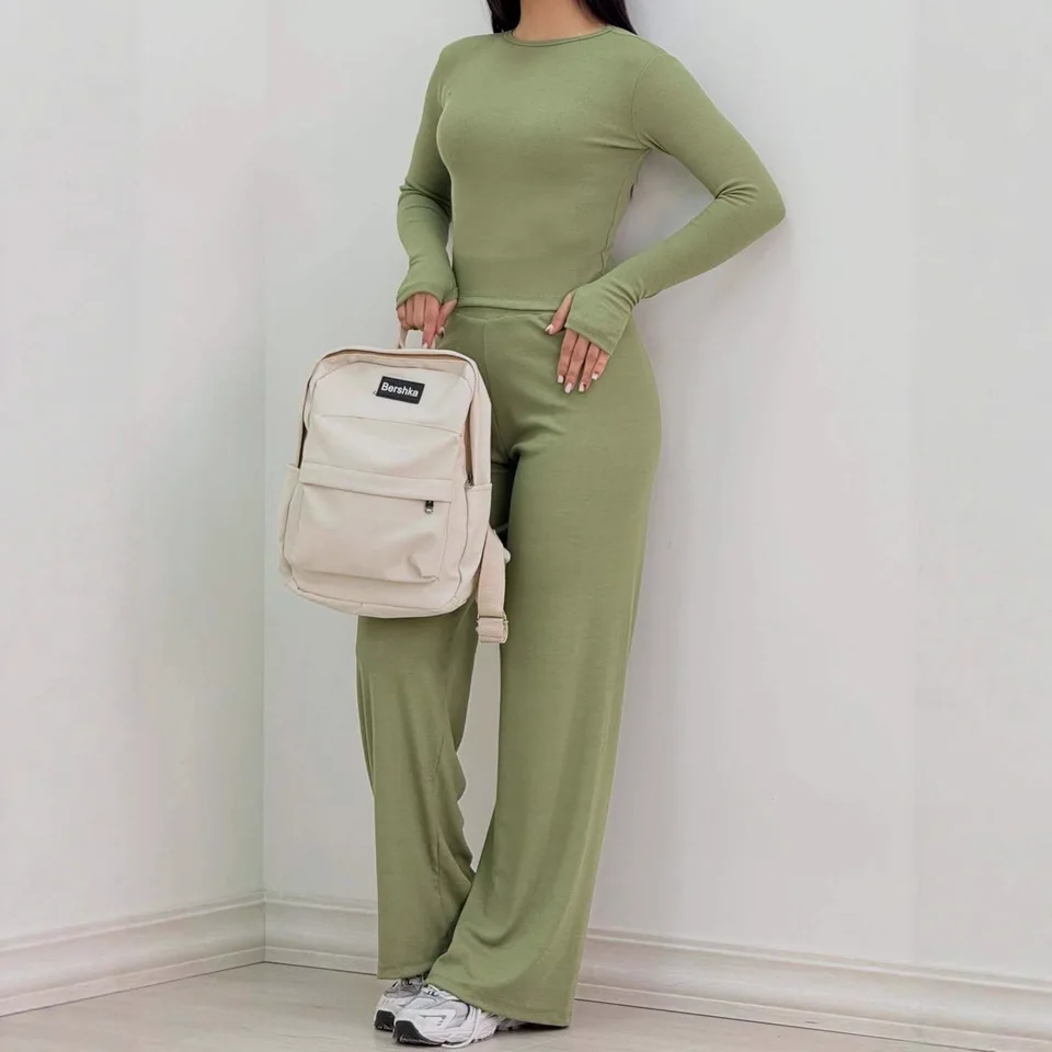 Setelan Celana Panjang Lebar B - Italy Fashion Street ulasan dan harga