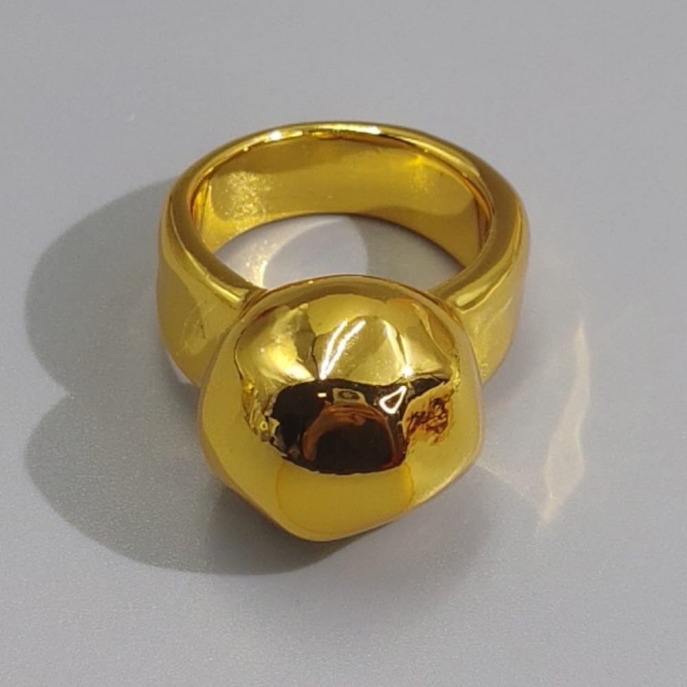 Cincin Geometris Emas Perak Ga - Street Fashion Rings ulasan dan harga