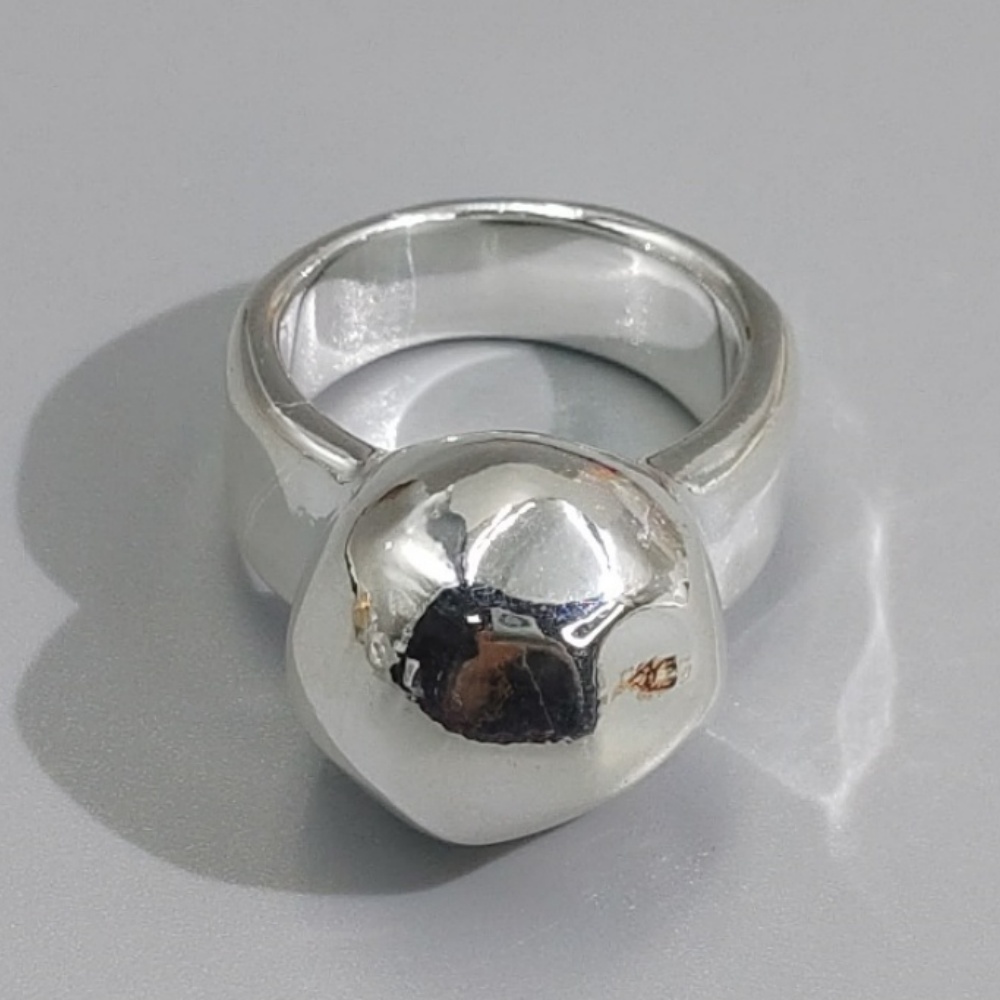 Cincin Geometris Emas Perak Ga - Street Fashion Rings ulasan dan harga