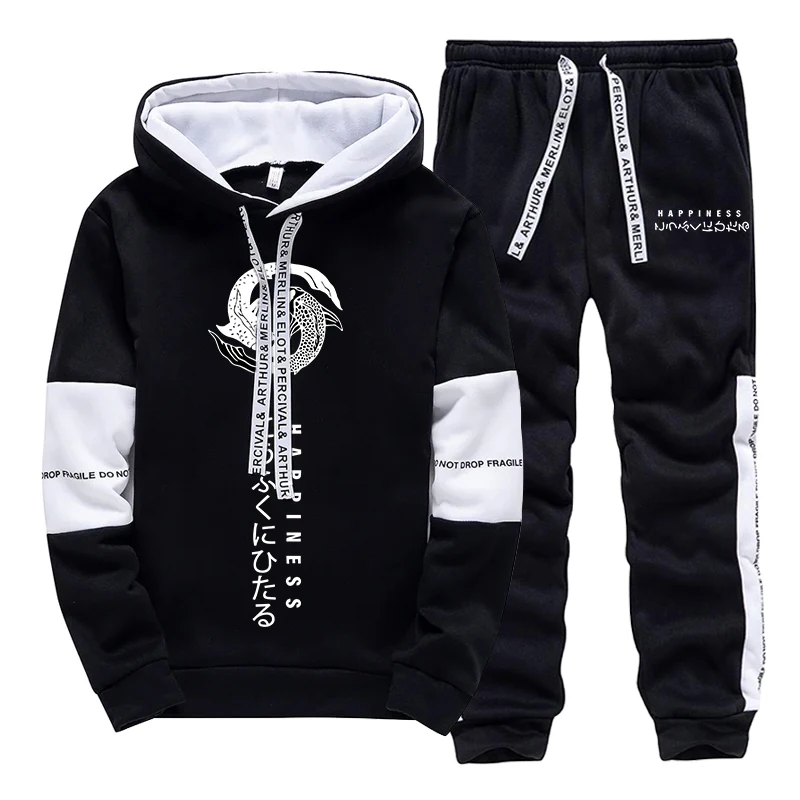 Setelan Olahraga Pria Modis, H - Street Fashion Clothing ulasan dan harga