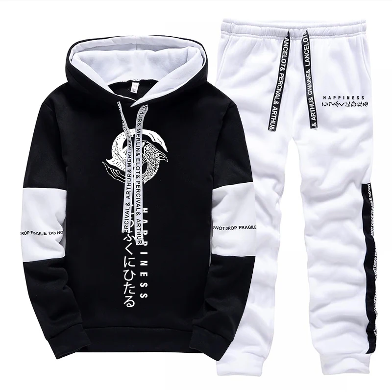 Setelan Olahraga Pria Modis, H - Street Fashion Clothing ulasan dan harga