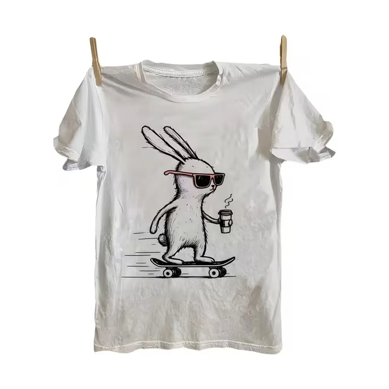 Kaos Pria Putih Katun Murni Ke - Street Fashion Anime ulasan dan harga