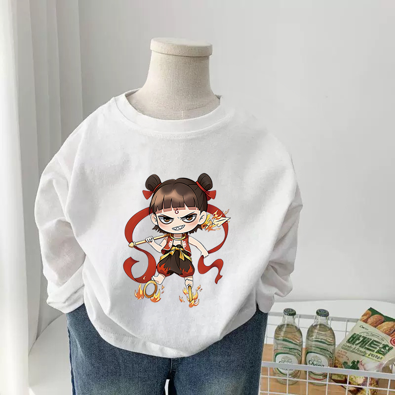 Kaus Lengan Panjang Gambar Cet - Street Fashion Anime ulasan dan harga