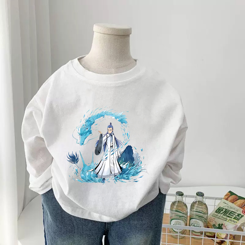 Kaus Lengan Panjang Gambar Cet - Street Fashion Anime ulasan dan harga